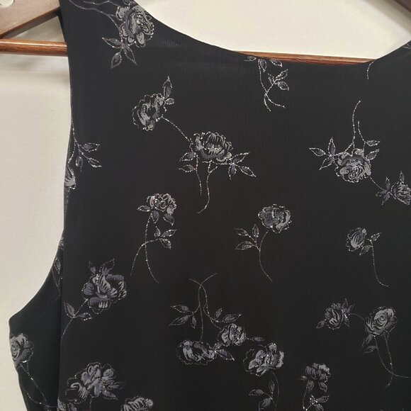 Vintage Fashion Bug Womens Y2K Glitter Whimsigoth Midi Dress Size M Fairy Grunge - Picture 2 of 10